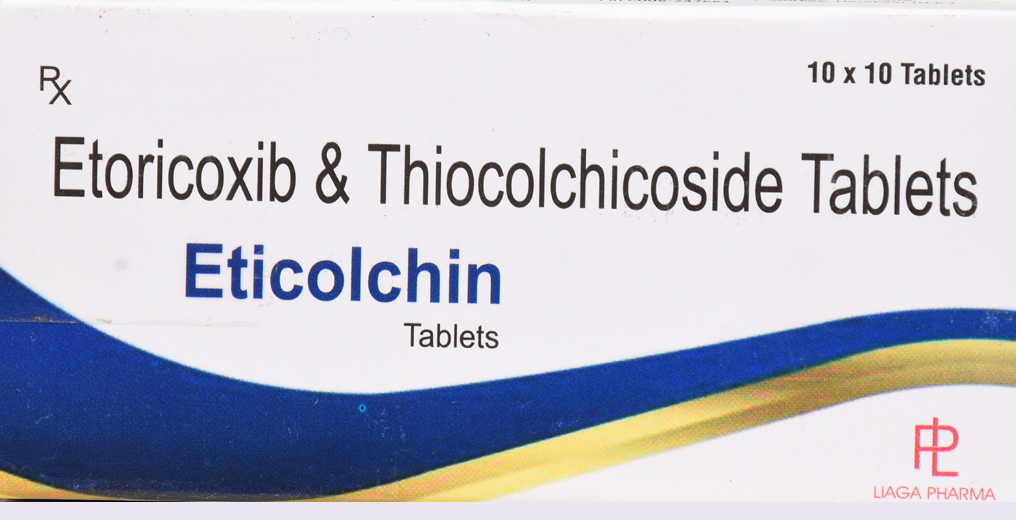 Etericoxib 60mg & Thiocolchicoside 4mg tablets